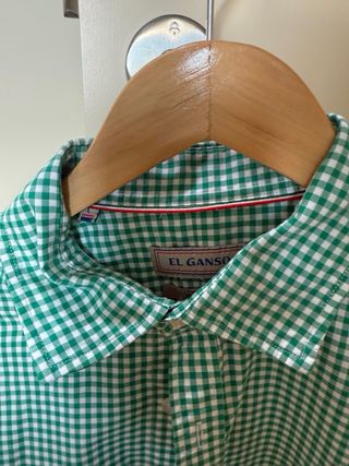 Camisa El Ganso cuadros verde Talla L