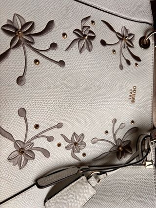 Bolso Guess Blanco Flores