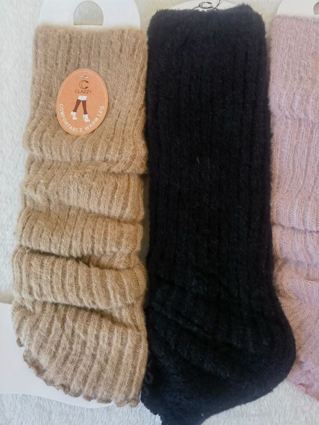 3 Pares Calentadores Lana Mujer Clazzy