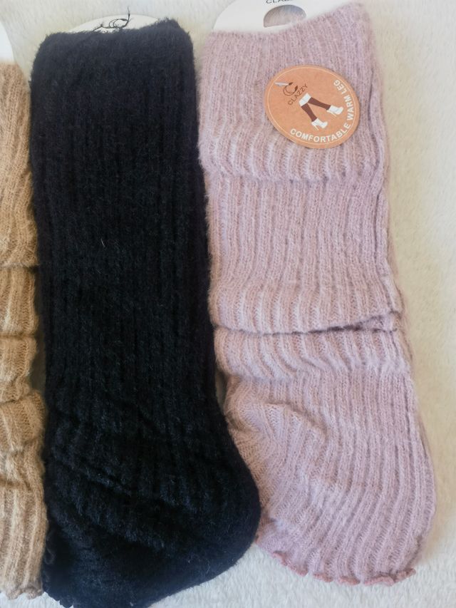 3 Pares Calentadores Lana Mujer Clazzy