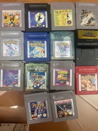 14 Videojuegos Nintendo Game Boy sin sonido