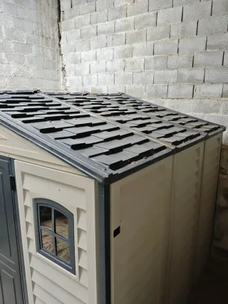 Caseta de jardín pvc