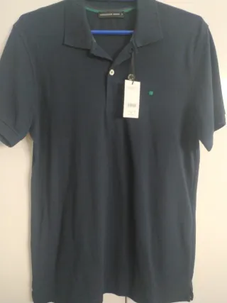 Polo Purificación García Azul Marino  Talla S