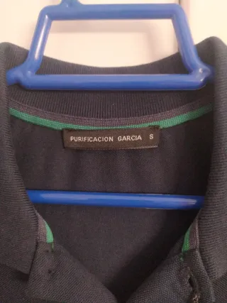 Polo Purificación García Azul Marino  Talla S