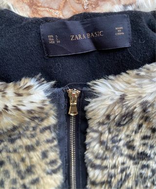 Chaqueta pelo leopardo Zara