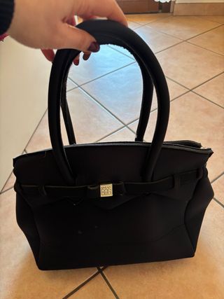 Borsa a spalla Save My Bag nera