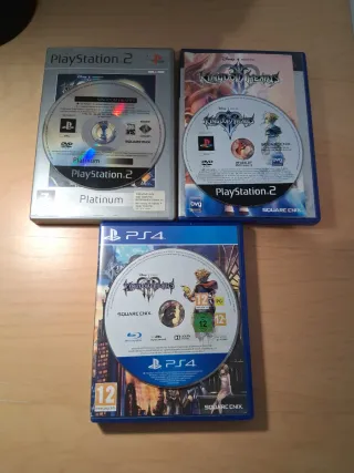 Pack Kingdom Hearts 1, 2 y 3. PS2 y PS4