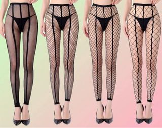 Medias Panty Sexy Negras Talla Única