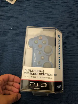 Mando DualShock 3 Inalámbrico PS3 Azul Metálico