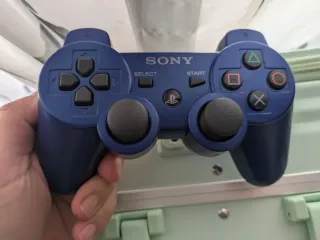 Mando DualShock 3 Inalámbrico PS3 Azul Metálico