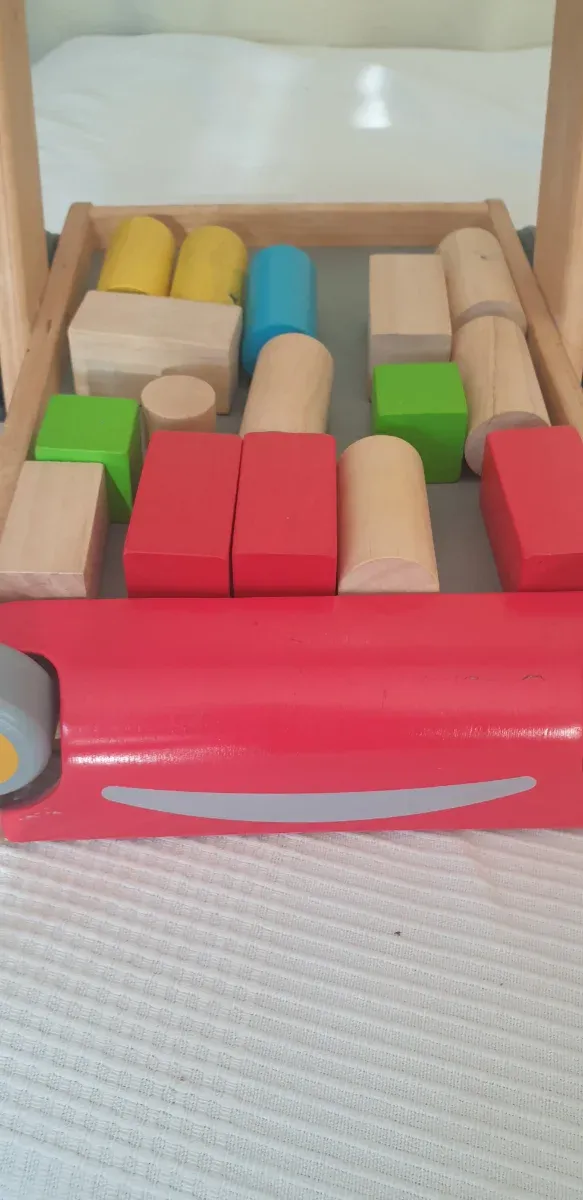 Andador correpasillos madera con bloques