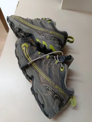 Zapatillas La Sportiva niño gris/verde talla 29