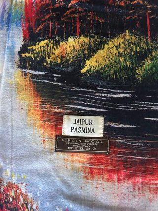 Pañuelo Jaipur Pasmina artesanal