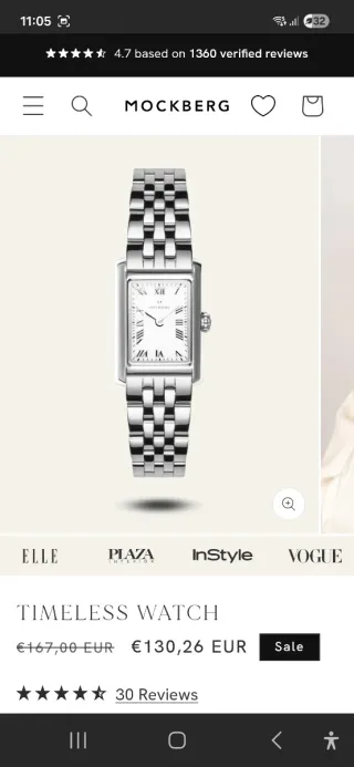 Reloj Mockberg Mujer(quarzo)