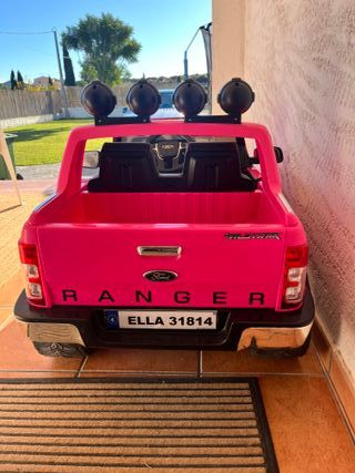 Coche Batería Ford Ranger Niña Rosa