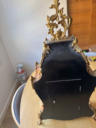 Reloj Luis XV Marquetería