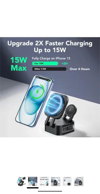 Cargador Multifuncional Carga Apple Watch Ultra