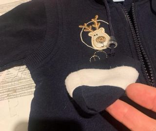 Felpa con cappuccio e gilet 3/6mesi Zhishun baby