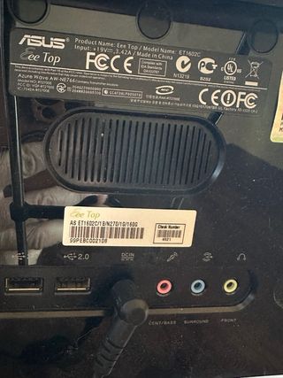 Asus Eee Top All-in-One PC táctil