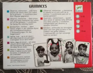 Grimaces Juego de memoria