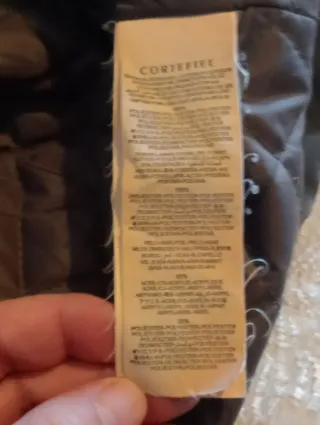 Parka Cortefiel marrón