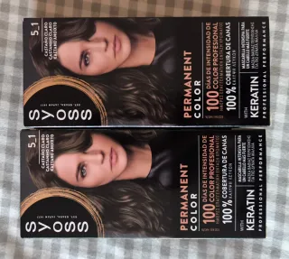 Pack 2 Tintes Syoss Castaño Claro 5.1