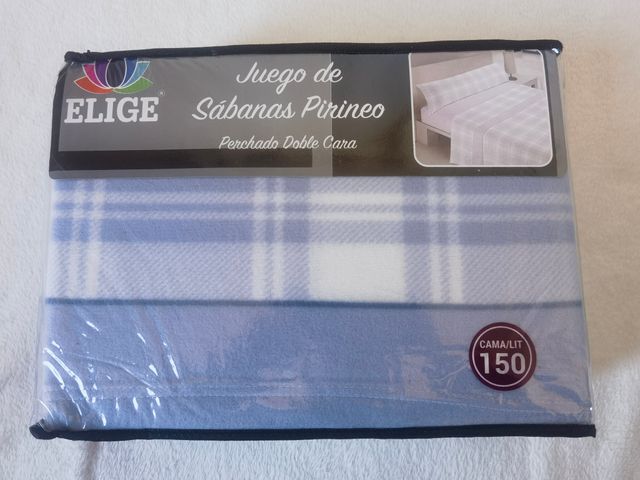 Juego Sábanas Pirineo Perchado 150cm