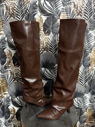 Stivali lunghi marrone