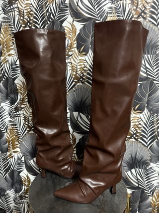 Stivali lunghi marrone