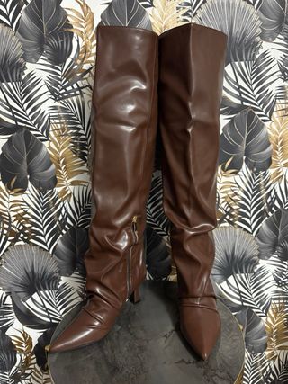 Stivali lunghi marrone