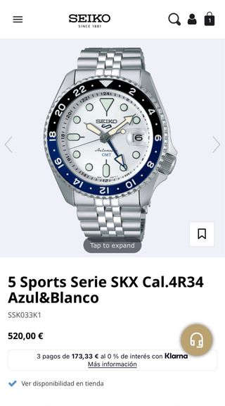 Seiko 5 Sports Serie SKX Automático GMT