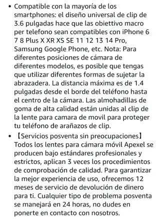 Lente Gran Angular 0.45x Macro