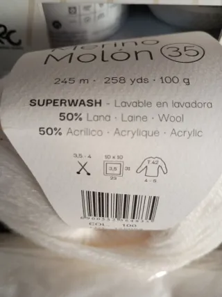 Lana Merino Molón (35) Rosas Crafts