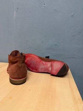 Botines Zara Ante burdeos