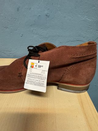 Botines Zara Ante burdeos