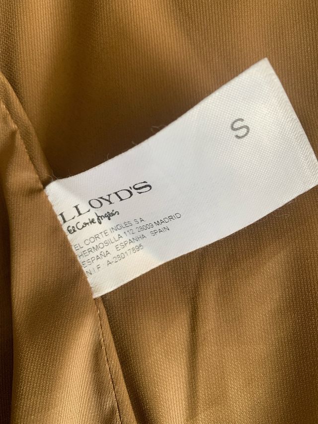 Abrigo Camel Lloyd's