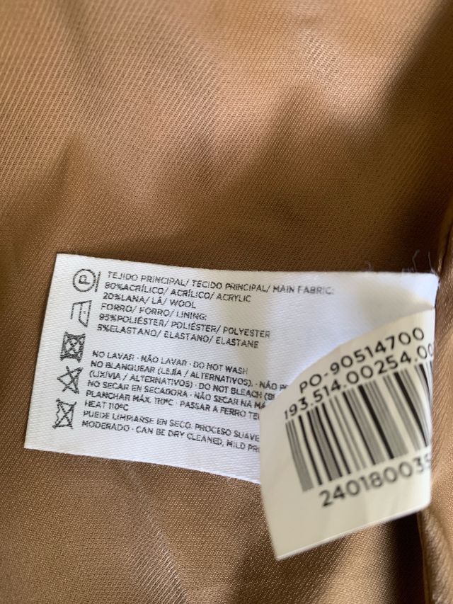 Abrigo Camel Lloyd's