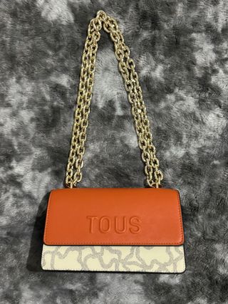 Bolso Tous Naranja y Beige Nuevo. 169€ en tienda.