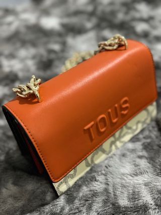 Bolso Tous Naranja y Beige Nuevo. 169€ en tienda.