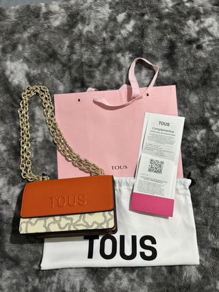 Bolso Tous Naranja y Beige Nuevo. 169€ en tienda.