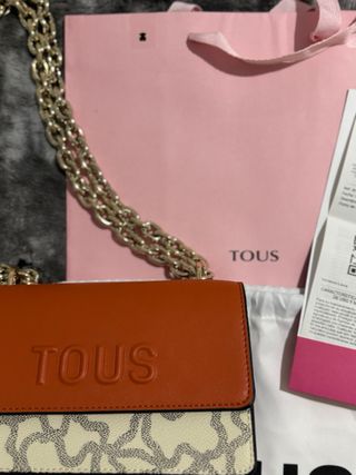 Bolso Tous Naranja y Beige Nuevo. 169€ en tienda.
