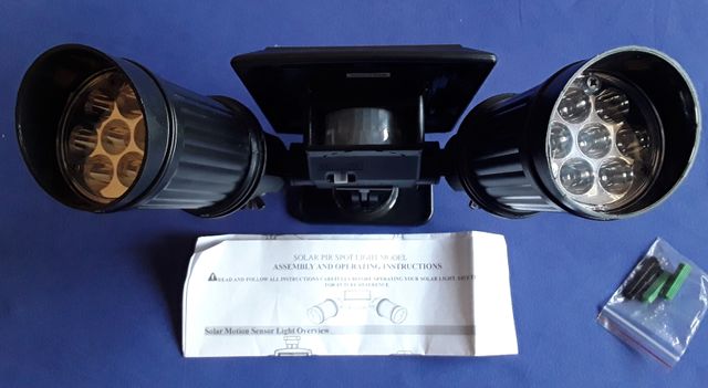 Foco Solar LED Exterior PIR