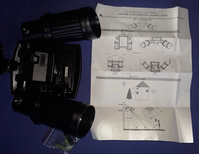 Foco Solar LED Exterior PIR