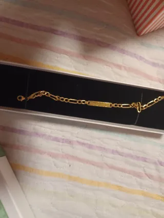 Pulsera de oro para adulto 20 cm