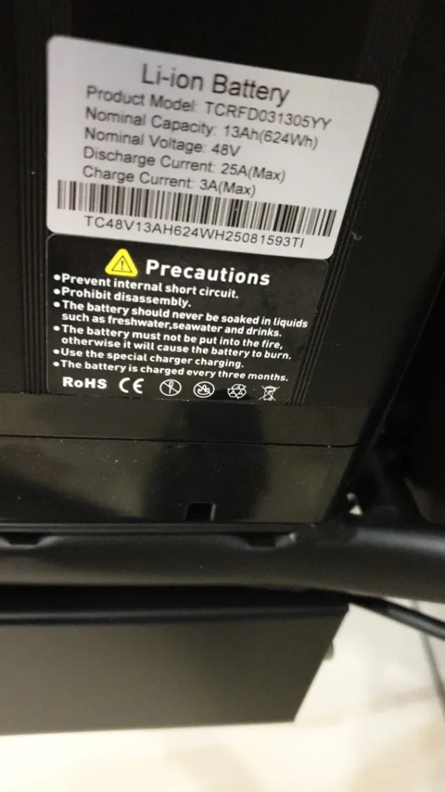 Bicicleta Eléctrica Negra