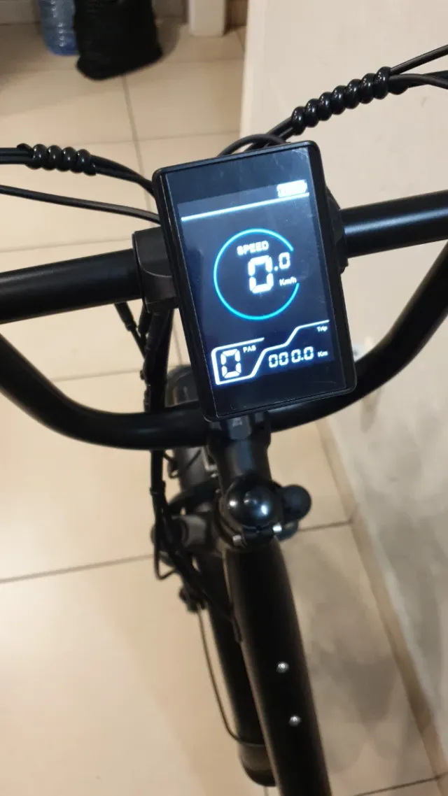 Bicicleta Eléctrica Negra