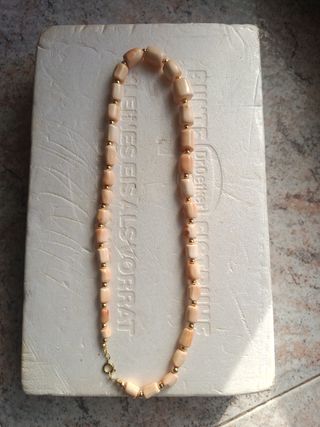 Collana vintage  in conchiglia anni50 creata amano