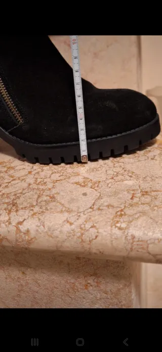 Stivaletti Lumberjack neri camoscio zip