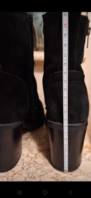 Stivaletti Lumberjack neri camoscio zip