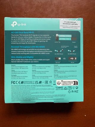 TP-Link AC1300 Adaptador USB WiFi MU-MIMO